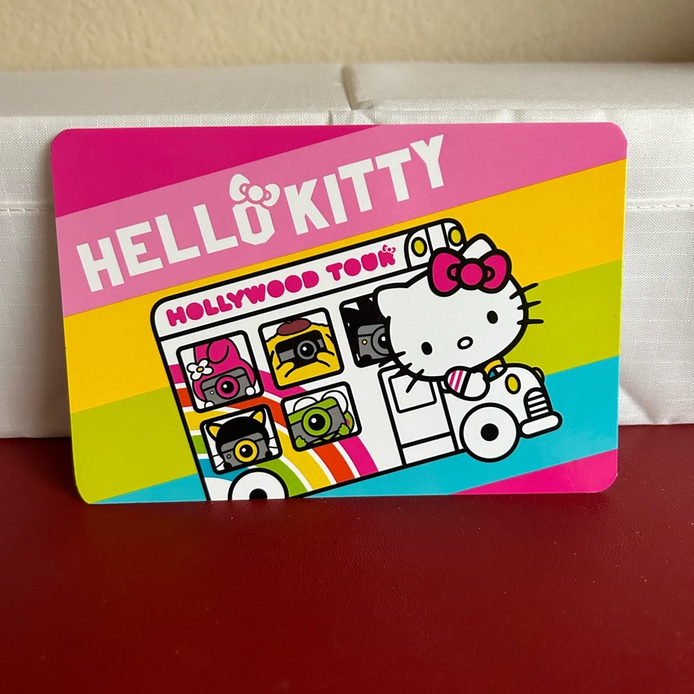 Hello Kitty Hollywood Postcard